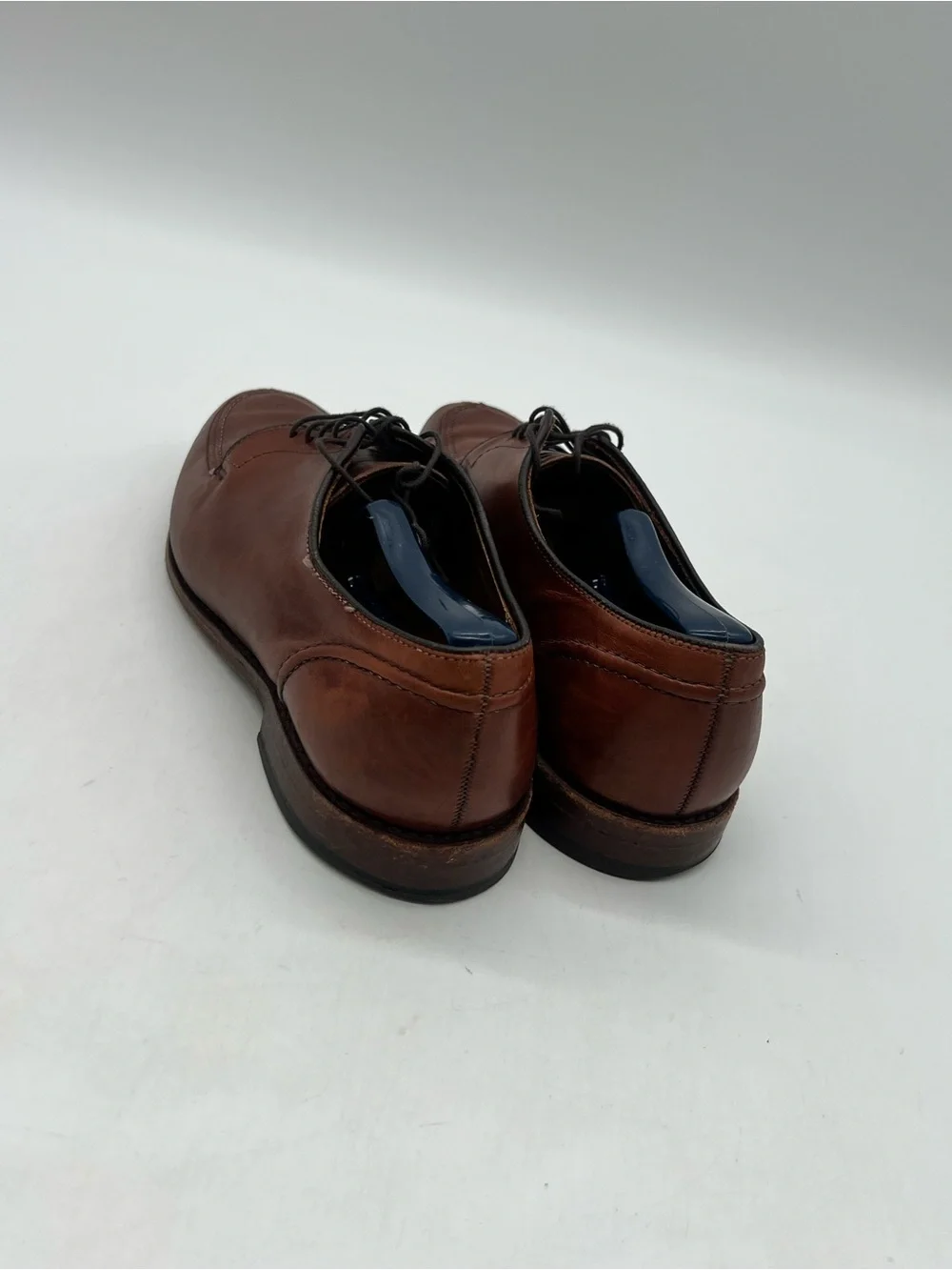 Allen Edmonds LaSalle Men’s Sz 8.5D Brown Leather Split Toe Derby Oxford Shoes.
